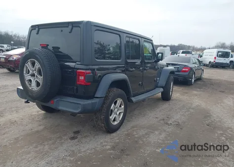 2018 Jeep Wrangler Unlimited Sport S 4X4 from USA, damaged, VIN 1C4HJXDG0JW277150